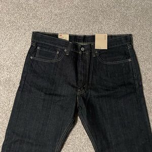 Levis 505 Mens Jeans Regular Fit Denim Bottoms Casual Pants Zipper Fly New Rinse